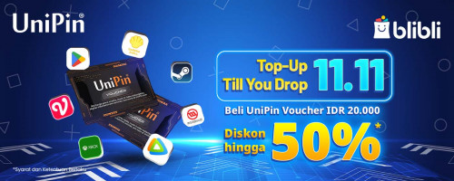 Blibli Top Up Till You Drop 11.11